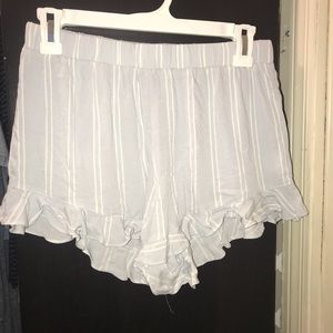 Kendall and Kylie summer striped shorts